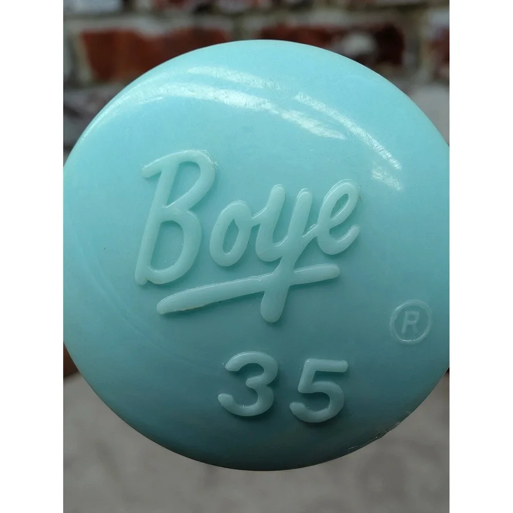 Vtg Boye Sz 35 Jumbo Blue Plastic Knitting Needle Broomstick Single Replacement